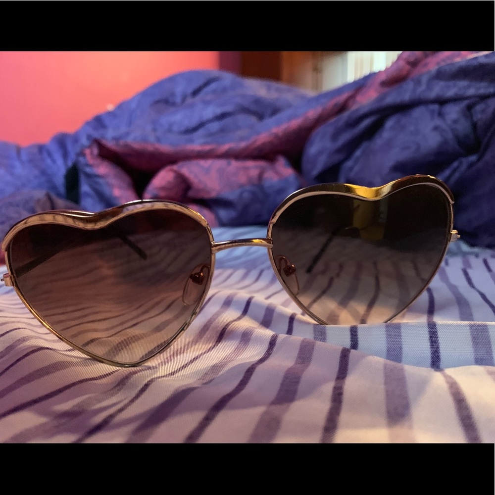 Heart shaped glasses